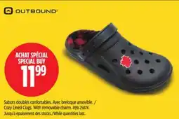 Canadian Tire OUTBOUND Cozy Lined Clogs offer