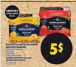 Provigo SANPELLEGRINO ITALIAN SPARKLING WATER offer