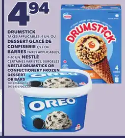 Provigo NESTLÉ DRUMSTICK OR CONFECTIONERY FROZEN DESSERT OR BARS offer