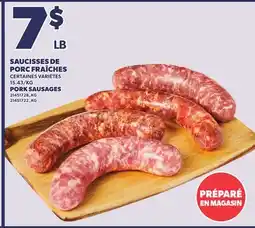 Provigo PORK SAUSAGES offer