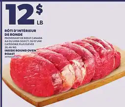 Provigo INSIDE ROUND OVEN ROAST offer