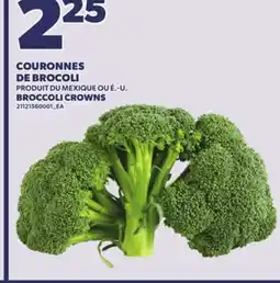 Provigo BROCCOLI CROWNS offer