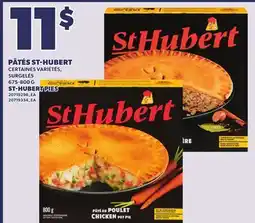 Provigo ST-HUBERT PIES, 675-800 G offer