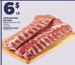 Provigo PORK BACK RIBS offer
