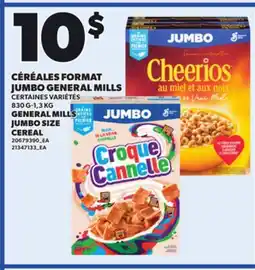 Provigo GENERAL MILLS JUMBO SIZE CEREAL, 830 G-1,3 KG offer