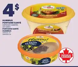 Provigo FONTAINE SANTÉ HUMMUS, 227/260 G offer