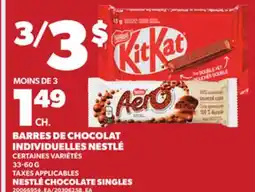 Provigo NESTLÉ CHOCOLATE SINGLES, 33-60 G offer