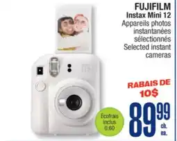Jean Coutu FUJIFILM Instax Mini 12 Selected instant cameras offer