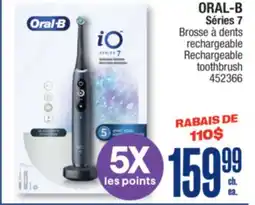 Jean Coutu ORAL-B Séries 7 Rechargeable toothbrush offer