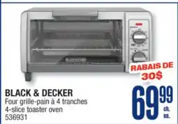 Jean Coutu BLACK & DECKER 4-slice toaster oven offer