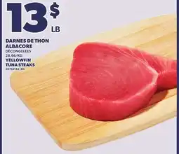 Provigo YELLOWFIN TUNA STEAKS offer