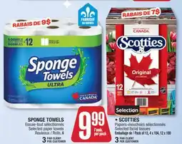 Jean Coutu SPONGE TOWELS, SCOTTIES Selected Products offer