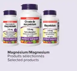 Jean Coutu WEBBER NATURALS Magnesium Selected products offer