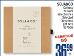 Jean Coutu SOJA & CO Selected Christmas gift sets offer