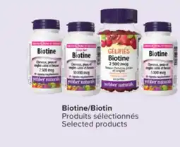 Jean Coutu WEBBER NATURALS Biotin offer