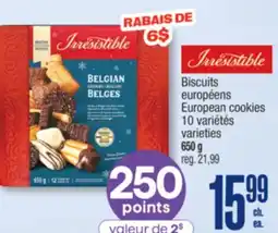 Jean Coutu IRRESISTIBLE European cookies 10 varieties offer