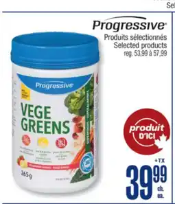 Jean Coutu PROGRESSIVE Selected products offer
