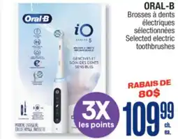 Jean Coutu ORAL-B Selected electric toothbrushes offer