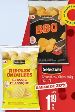 Jean Coutu SELECTION Chips offer