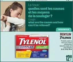 Jean Coutu BENYLIN, TYLENOL Selected cough and cold products offer