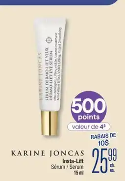 Jean Coutu KARINE JONCAS Insta-Lift Serum offer
