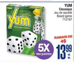 Jean Coutu YUM Classique Board game offer