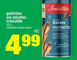 Super C GAUFRETTES AUX NOISETTES IRRÉSISTIBLE | IRRÉSISTIBLE HAZELNUT WAFERS offer