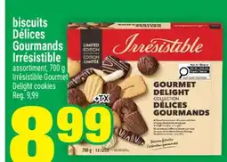 Super C biscuits Délices Gourmands Irrésistible | Irrésistible Gourmet Delight cookies offer