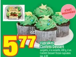 Super C cupcakes Confetti Dessert | Confetti Dessert frozen cupcakes offer