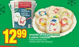 Super C ensemble de biscuits au sucre à colorier Irrésistible | Irrésistible sugar cookie colouring kit offer