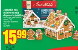 Super C ENSEMBLE POUR MAISON EN PAIN D'ÉPICES IRRÉSISTIBLE | IRRÉSISTIBLE GINGERBREAD HOUSE KIT offer