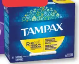 Familiprix Tampax tampons regular abs 40un offer