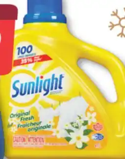 Familiprix Sunlight concentrated detergent Original Fresh 100 loads 4L offer