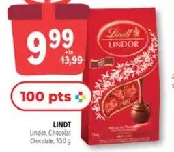 Familiprix Lindt Lindor milk chocolate with a delectably smooth centre 150g offer