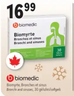 Familiprix BIOMEDIC, Biomyrte, Bronchi and sinuses, 30 softgels offer