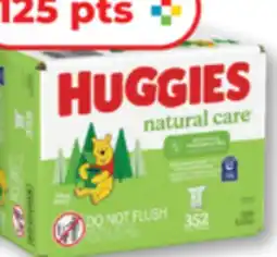 Familiprix Huggies Natural Care sensitive skin & fragrance free baby wipes 2x176un offer