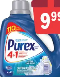 Familiprix Purex 4-in-1 after the rain concentrated detergent 4.43L offer