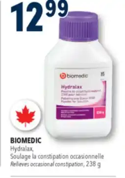 Familiprix BIOMEDIC, Hydralax, Relieves occasional constipation, 238 g offer