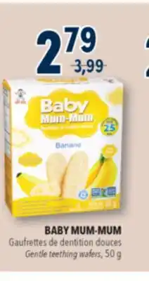 Familiprix BABY MUM-MUM, Gentle teething wafers, 50 g offer