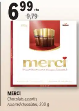 Familiprix Merci assorted chocolates 200g offer