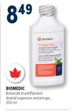Familiprix Biomedic antacid suspension and anti-gas mint flavour 350ml offer