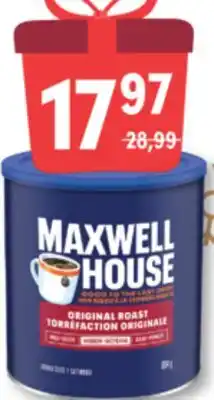 Familiprix Maxwell House ground coffee original roast medium 864g offer