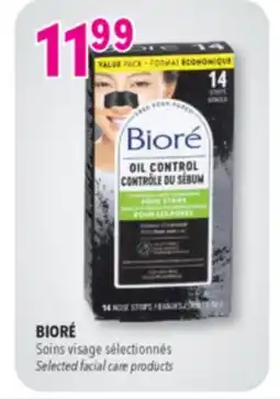 Familiprix BIORÉ, Selected facial care products offer