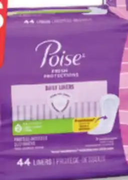 Familiprix Poise long length very light absorbency liners 44un offer