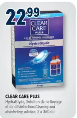 Familiprix Clear Care Plus twin pack cleaning and disinfecting solution for contact lenses offer