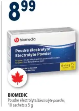 Familiprix BIOMEDIC, Electrolyte powder, 10 sachets x 5,5 g offer