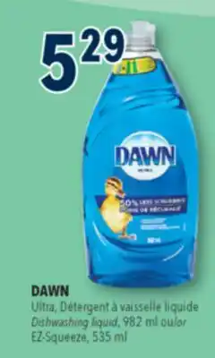 Familiprix Dawn Ultra original scent dishwashing liquid 982ml offer