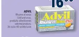 Familiprix ADVIL Cold and sinus offer