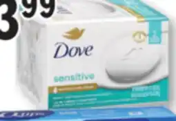 Familiprix Dove Sensitive skin soap bar 2x106g offer