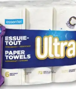 Familiprix Essentiel ultra thin long pads no wings 16un offer